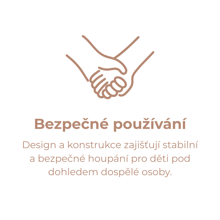 Jupiduu Houpací vak - výhoda 4